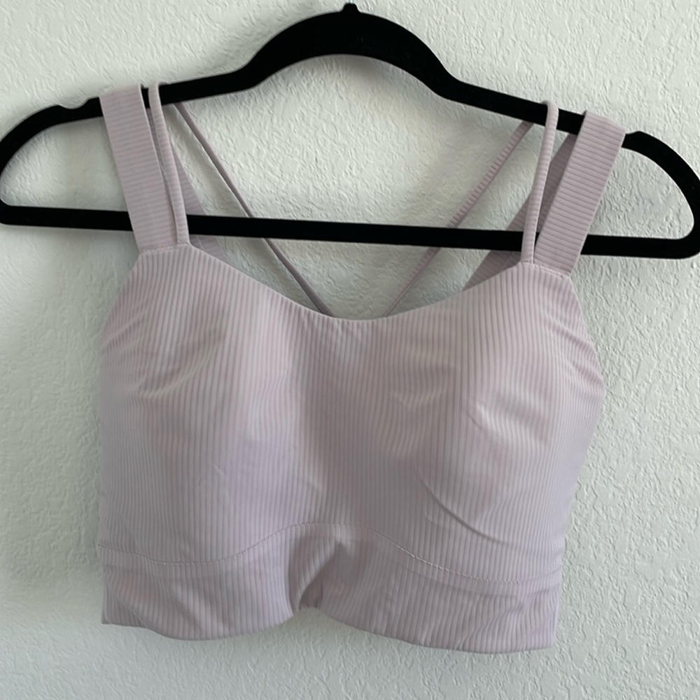 Lululemon Like W Cloud Longline Ribbed Bra, D/DD Cups